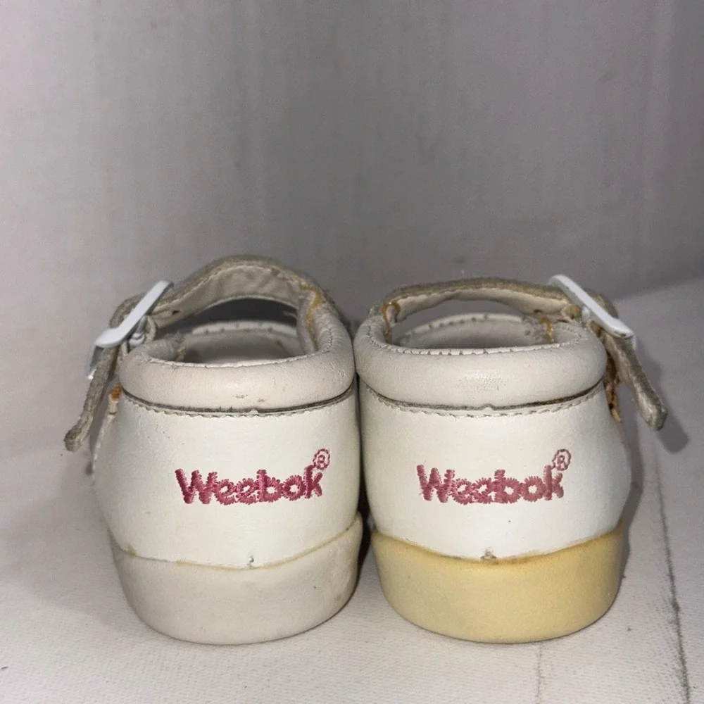 Vintage Reebok Weebok Agility Maryjane Kids Toddler Athletic‎ Shoes Size 3M